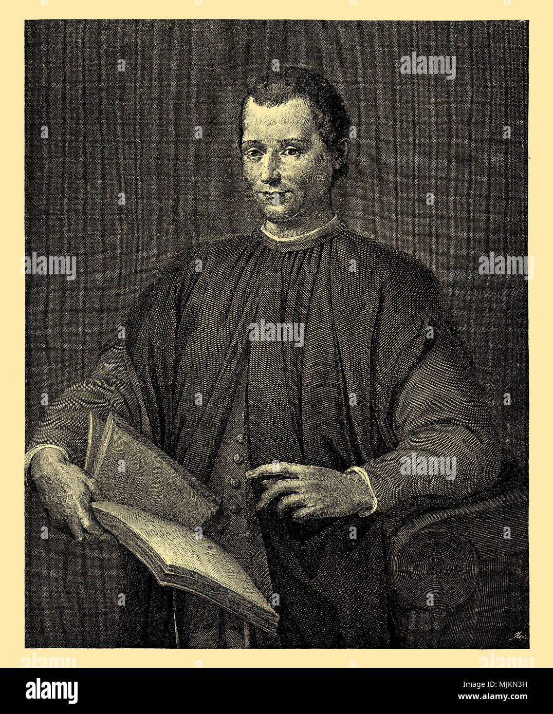 Niccolò Machiavelli, Foto Stock