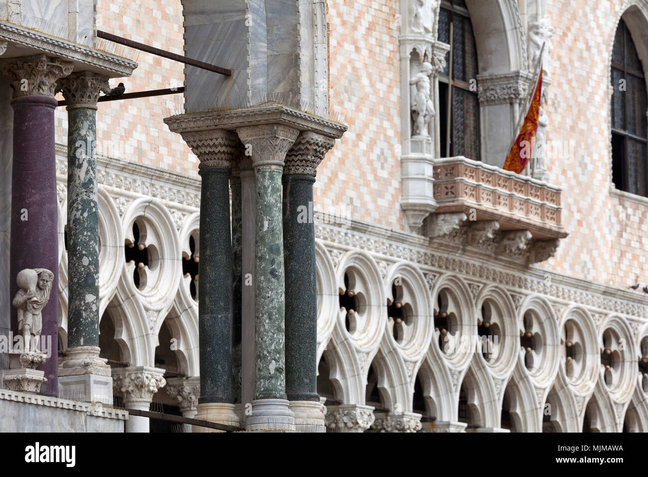 Palazzo Ducale, Piazza San Marco, Venezia Foto Stock