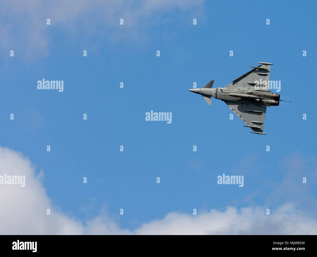 Eurofighter Typhoon FGR4 a Biggin Hill Airshow di Foto Stock