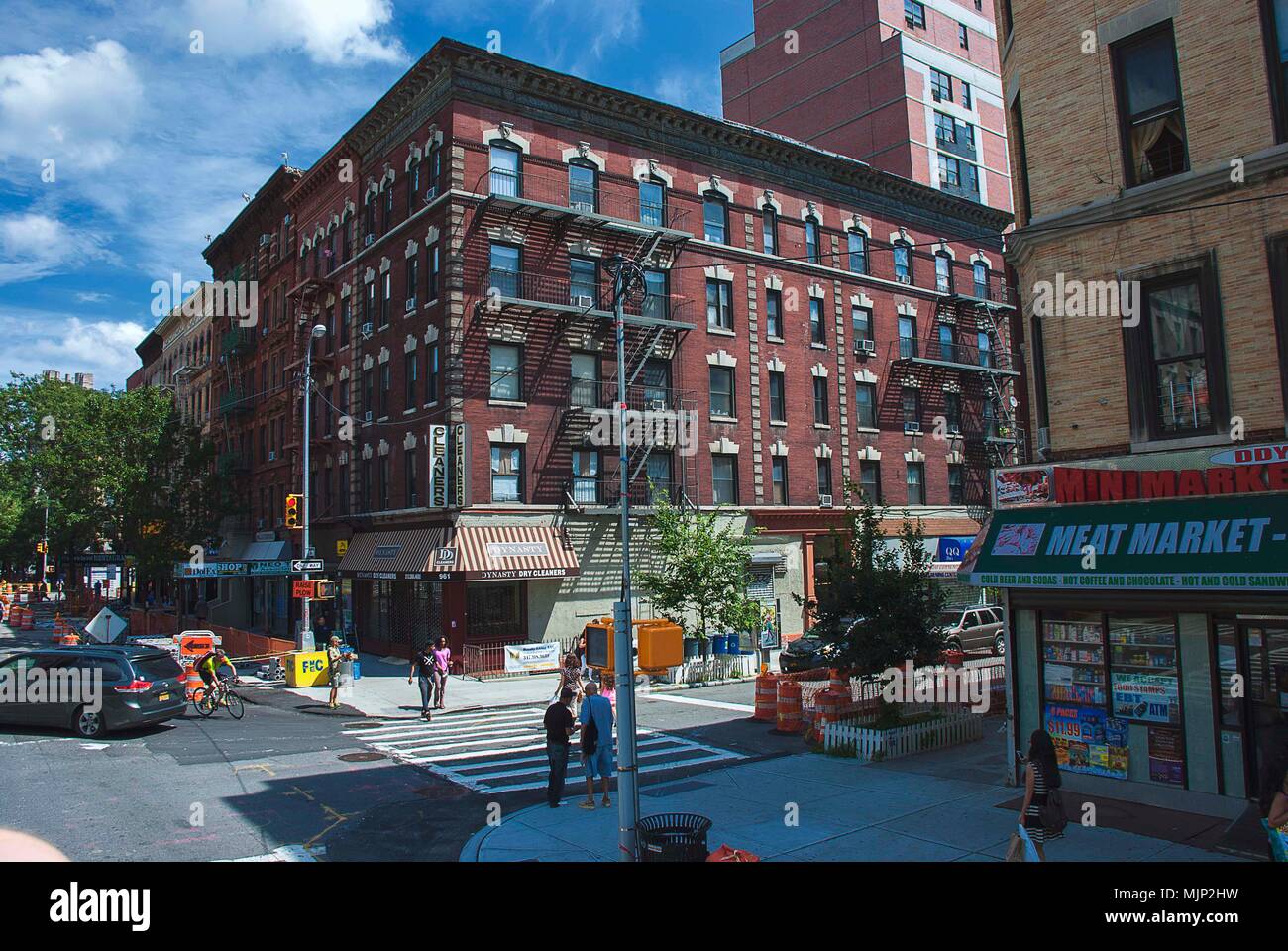 Upper West Side di Manhattan, New York Foto Stock