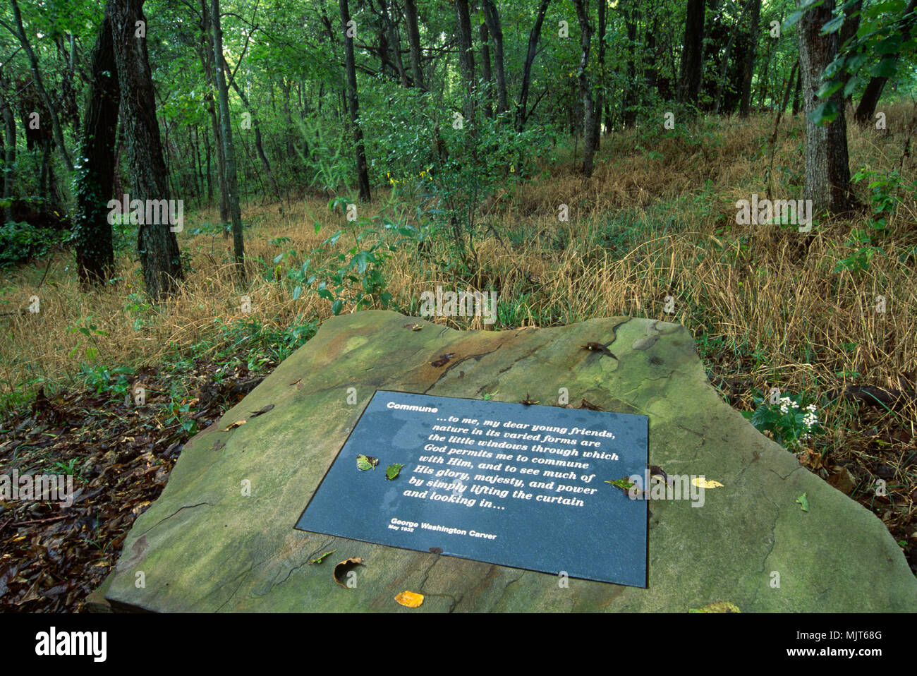 Carver Trail, George Washington Carver monumento nazionale, Missouri Foto Stock