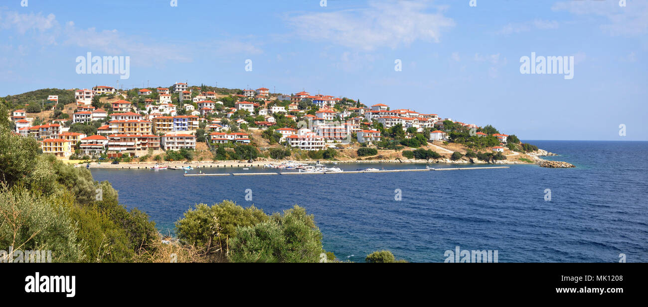 Villaggio Pyrgadikia Halkidiki Grecia Foto Stock