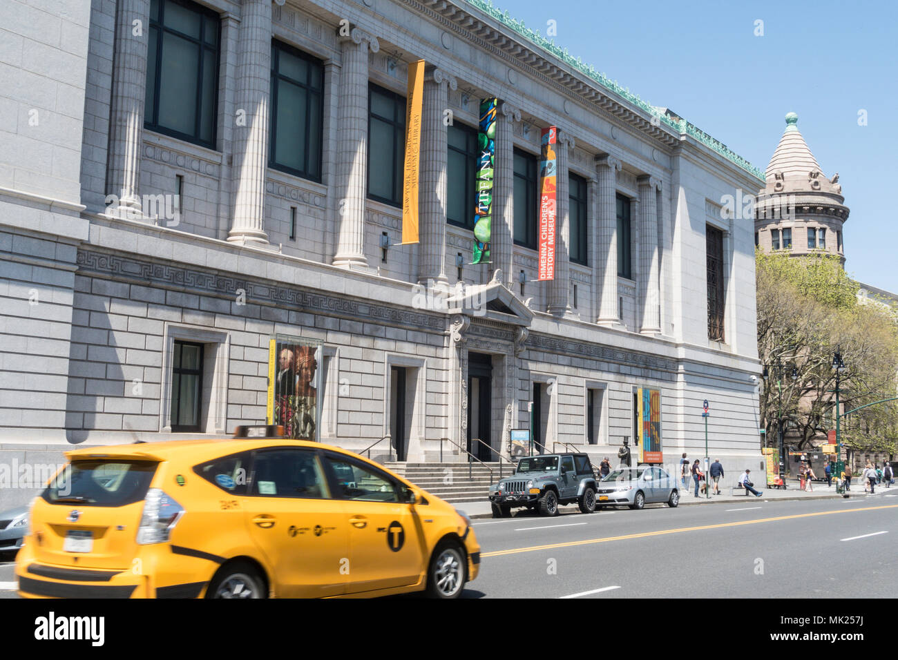 Historical Society di New York museo e biblioteca, 170 della parte ovest di Central Park di New York, Stati Uniti d'America Foto Stock