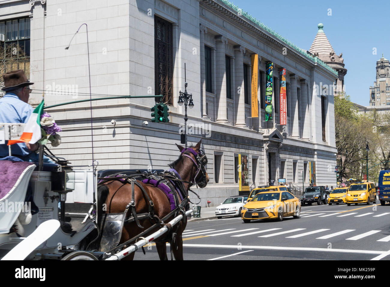 Historical Society di New York museo e biblioteca, 170 della parte ovest di Central Park di New York, Stati Uniti d'America Foto Stock