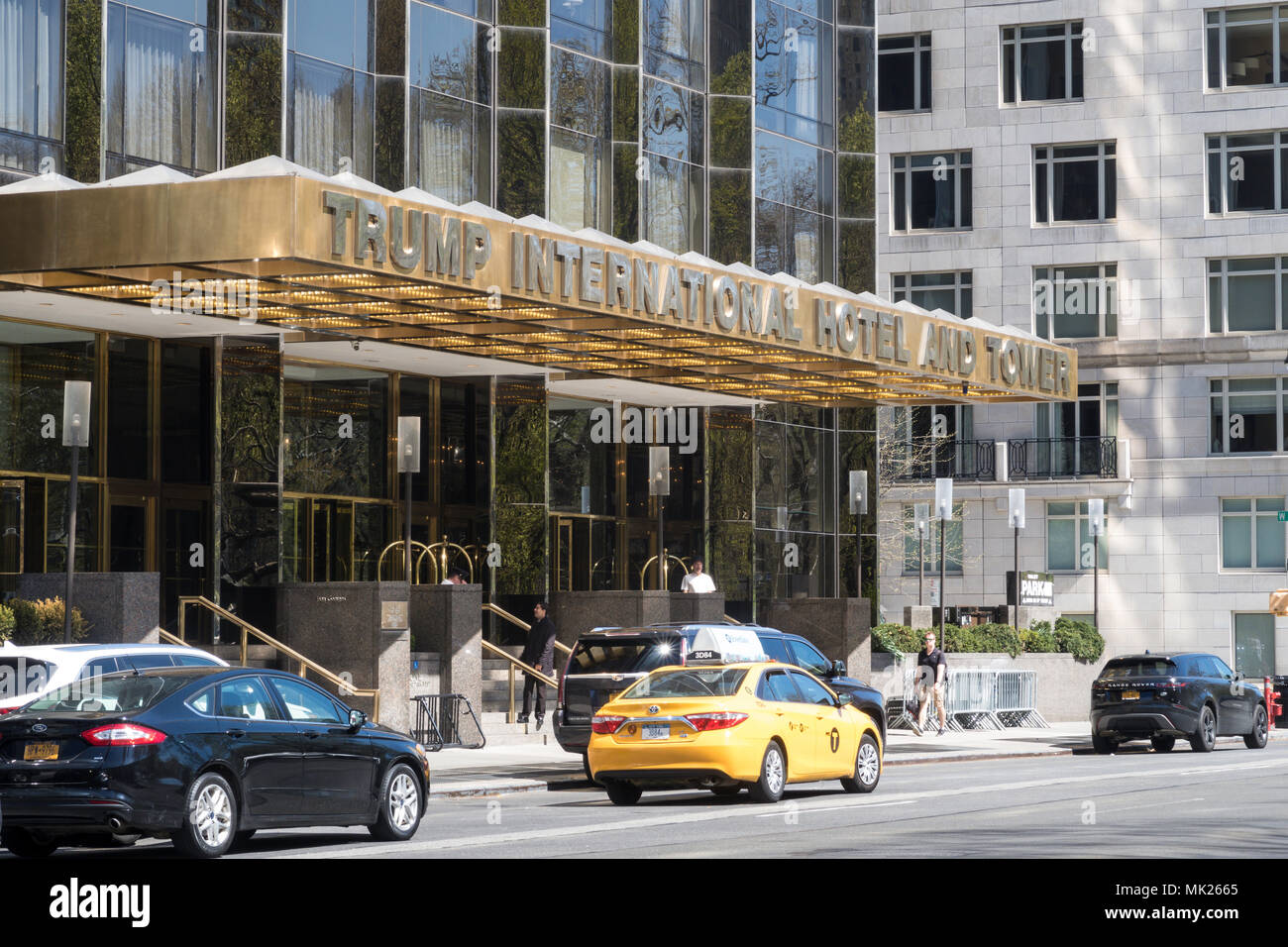 Trump International Hotel and Tower, Columbus Circle, NYC, STATI UNITI D'AMERICA Foto Stock