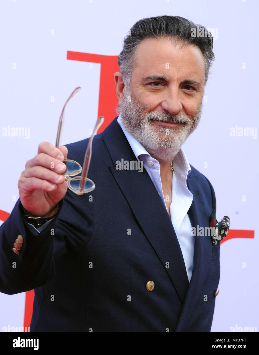 Westwood, STATI UNITI D'AMERICA. Il 6 maggio, 2018. Attore Andy Garcia assiste Paramount Pictures di Los Angeles prima di "club del libro " dal 6 maggio 2018 al Regency Village Theatre di Westwood, California. Foto di Barry re/Alamy Live News Foto Stock