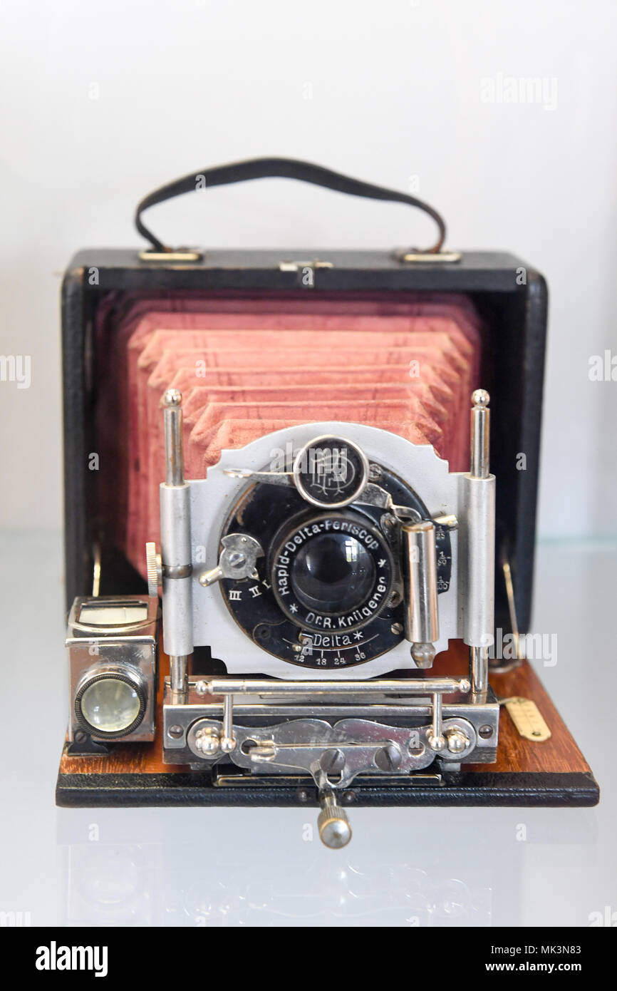 Telecamera di antiquariato,Hessenpark Open Air Museum Foto Stock