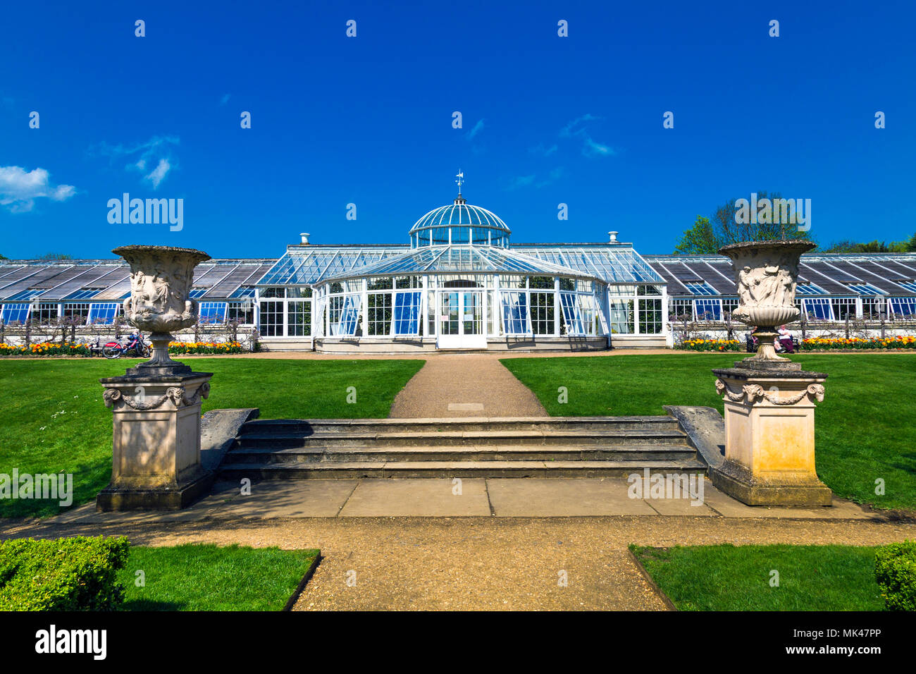 Il conservatorio a Chiswick House & Gardens, London, Regno Unito Foto Stock