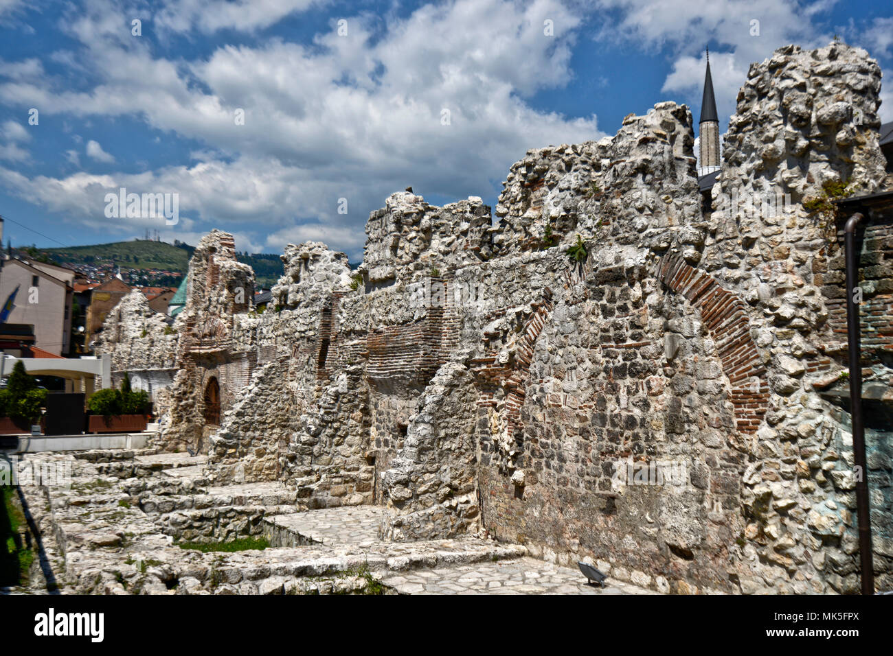 Le rovine romane, Sarajevo Foto Stock