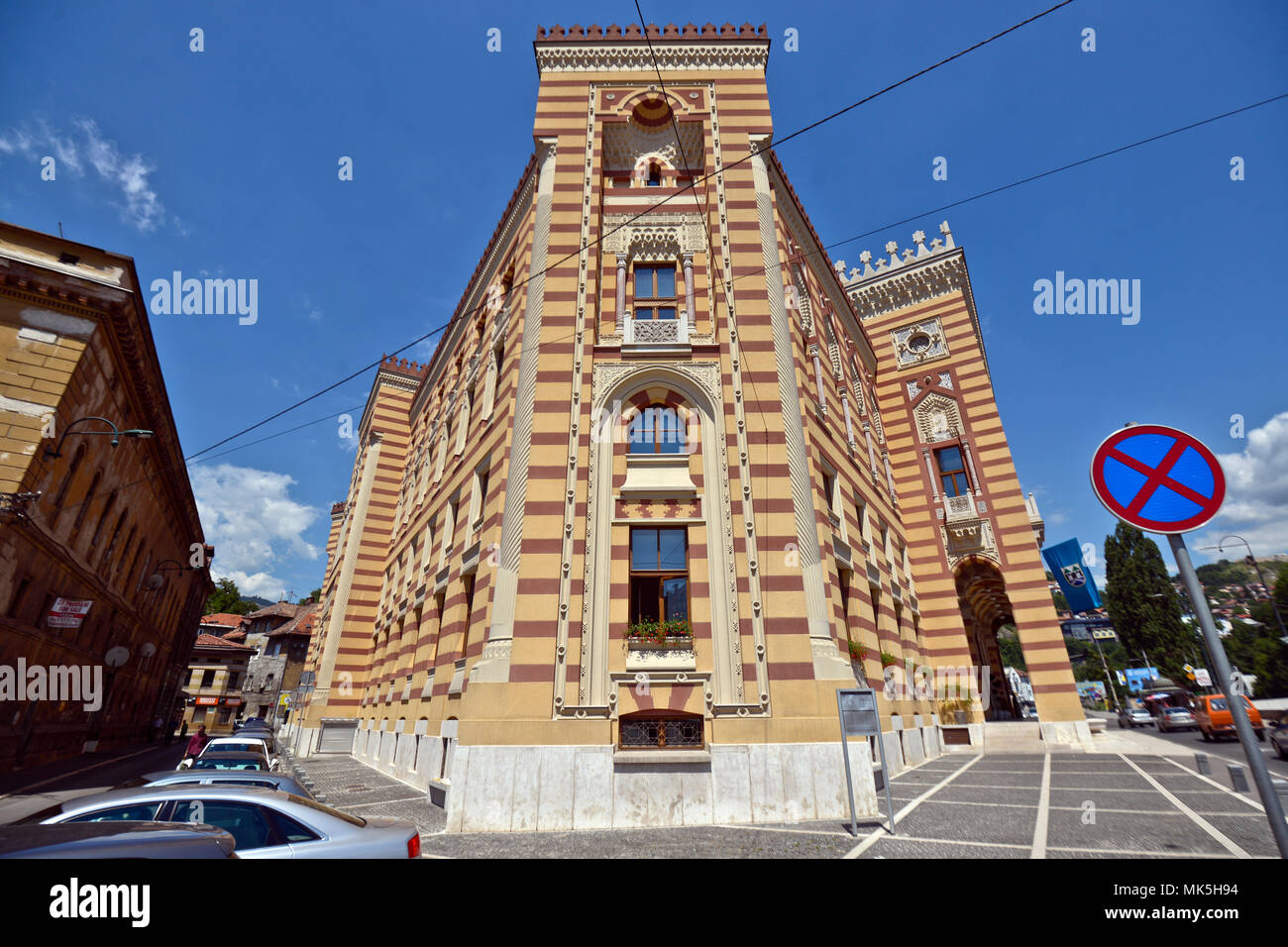 Sarajevo City Hall - Vijećnica Foto Stock