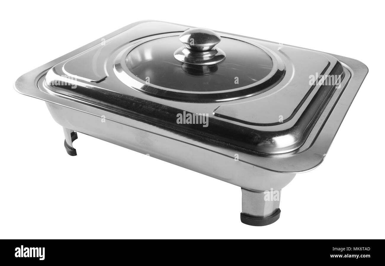 contenitori per alimenti in acciaio inox o contenitori per alimenti Foto Stock