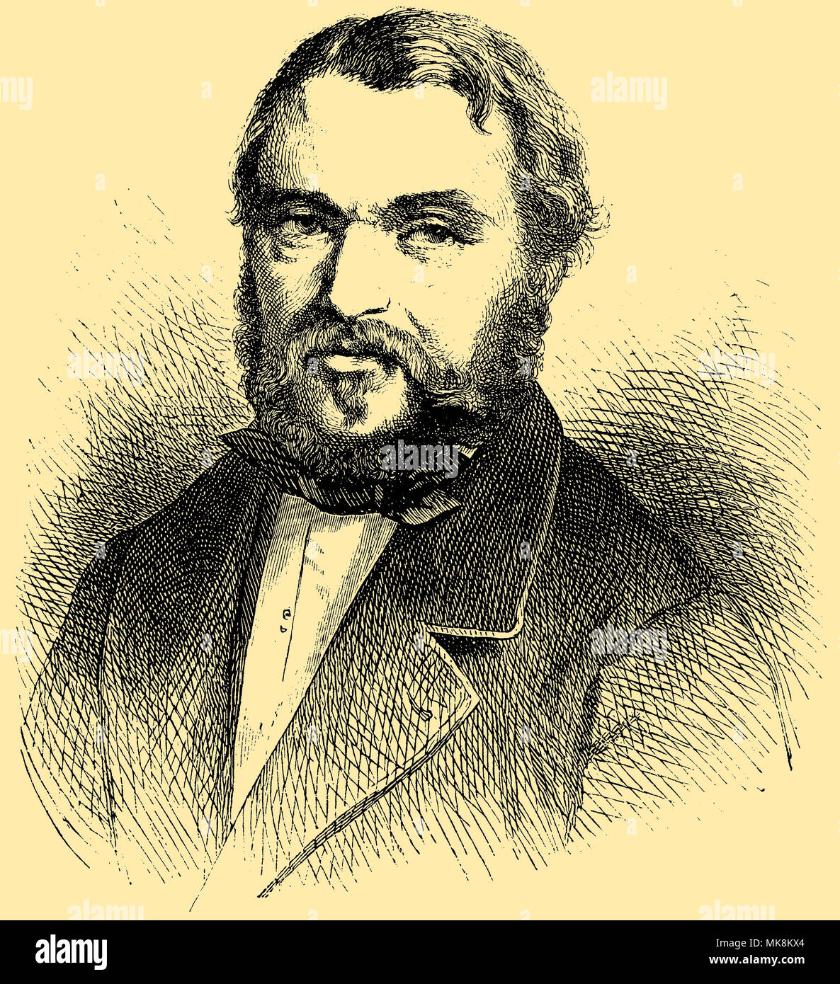 Heinrich Barth (nasce il 16 febbraio 1821, morì Novembre 25, 1865), Foto Stock