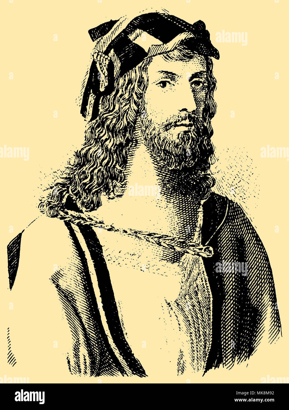 Albrecht Dürer, autoritratto, Albrecht Dürer Foto Stock