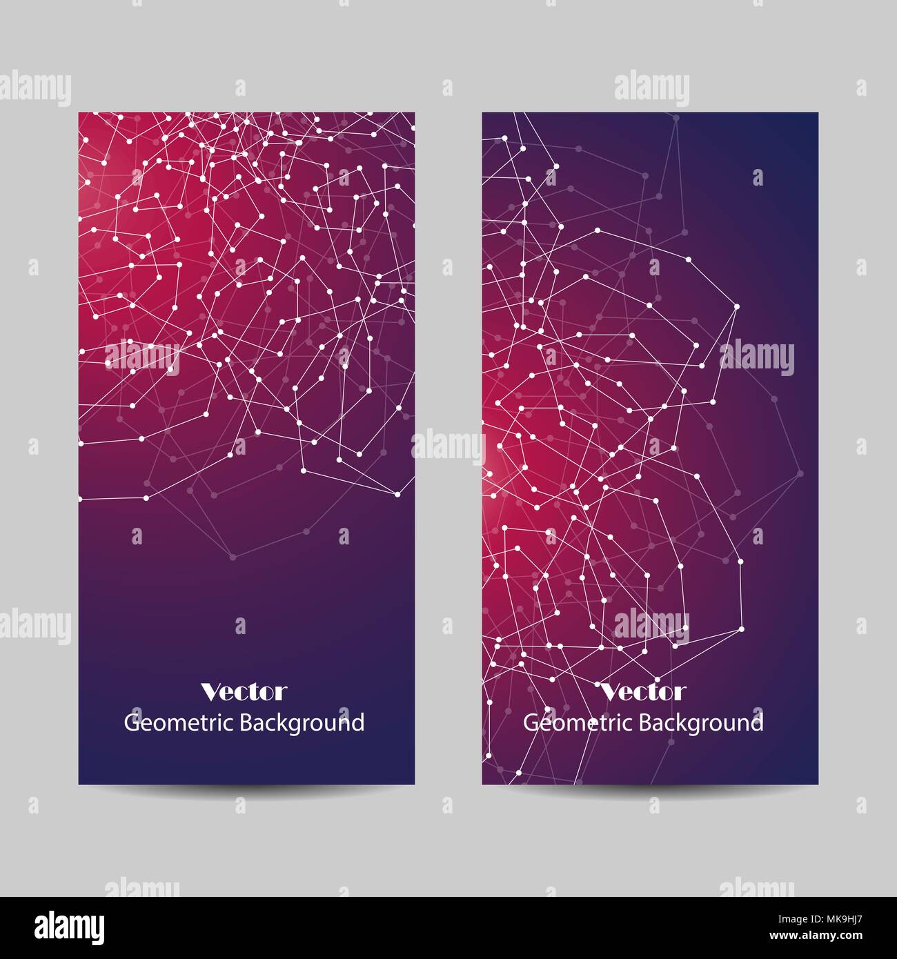 Set di Banner verticale Illustrazione Vettoriale