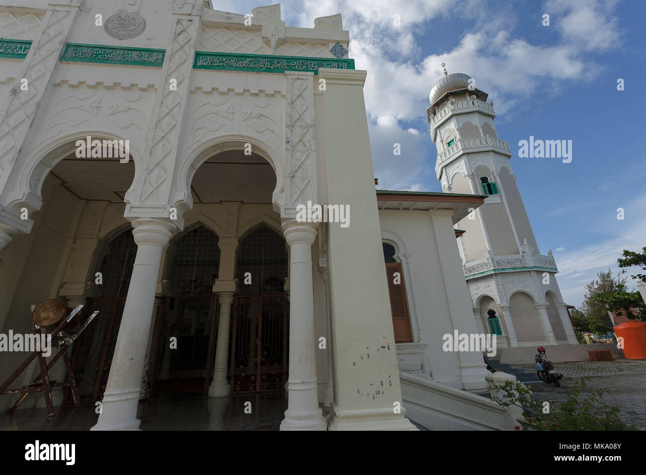 Moschea Baiturrahim, al distretto di Aceh a Sumatra, Indonesia Foto Stock