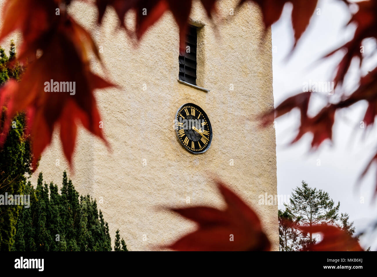 St Oswald è la Chiesa, Grasmere, Lake District, Cumbria Foto Stock