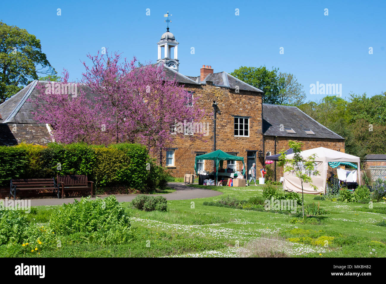 Delapre Abbey Northampton Northamptonshire REGNO UNITO Foto Stock