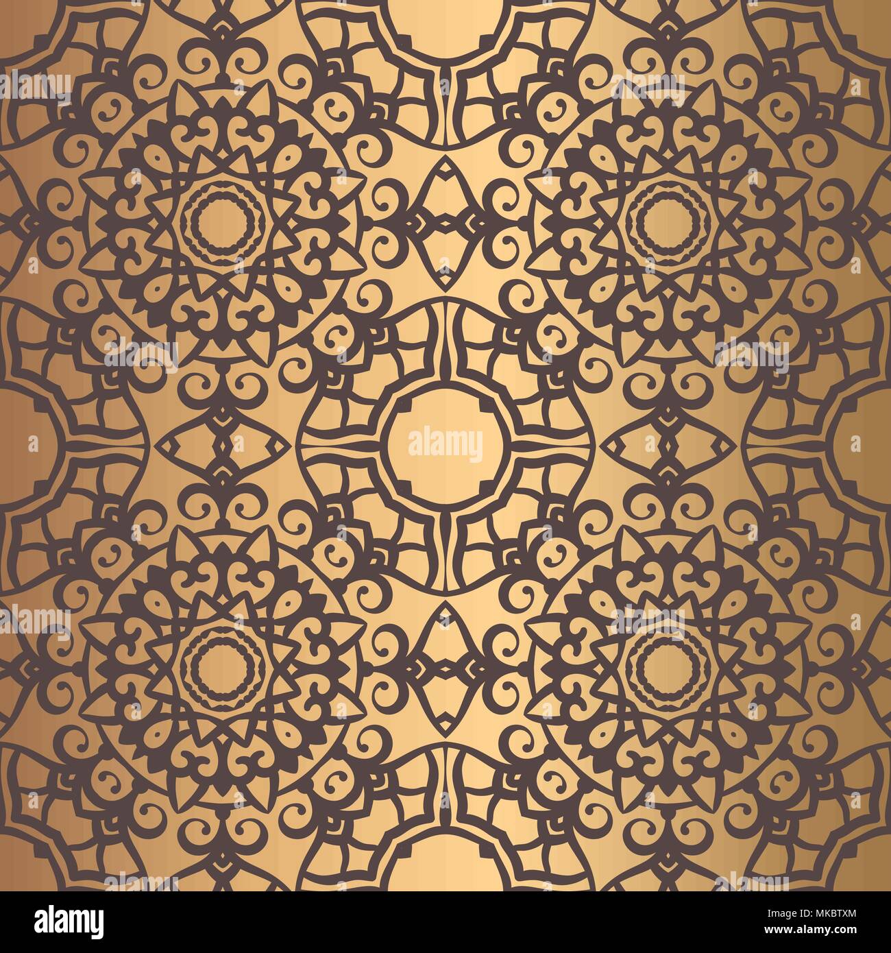 Gold pattern Immagini Vettoriali Stock - Alamy