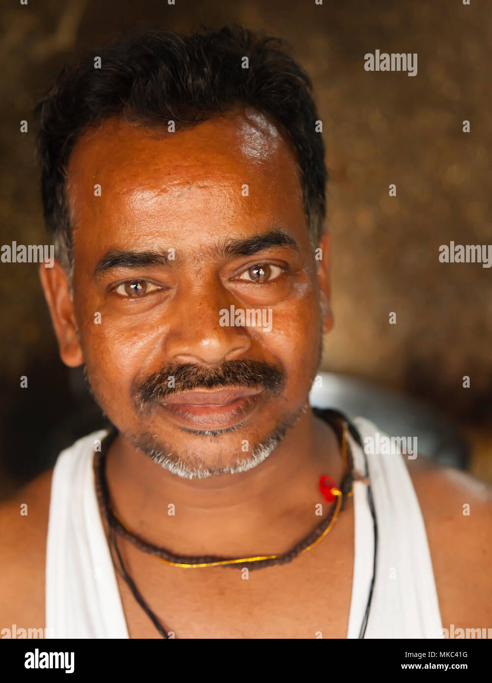 Sono stato invitato in questa via panetteria di Varanasi a fotografare i lavoratori. Ogni persona in c'era cordiale e volevano chattare e scopri dove Foto Stock