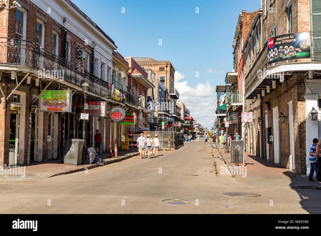 Edificio storico nel quartiere francese di New Orleans Foto Stock