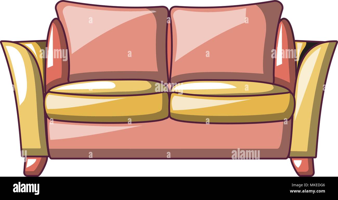 Sede di amore icona divano, stile cartoon Immagine e Vettoriale - Alamy