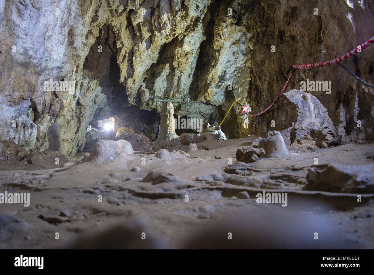 Grotta Polovragi nella contea di Gorj, in Romania Foto Stock