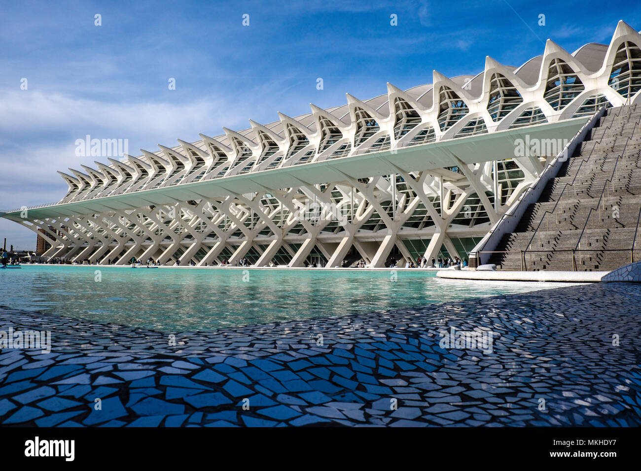 Ciudad de las Artes y de las Ciencias, Valencia, Spagna Foto Stock