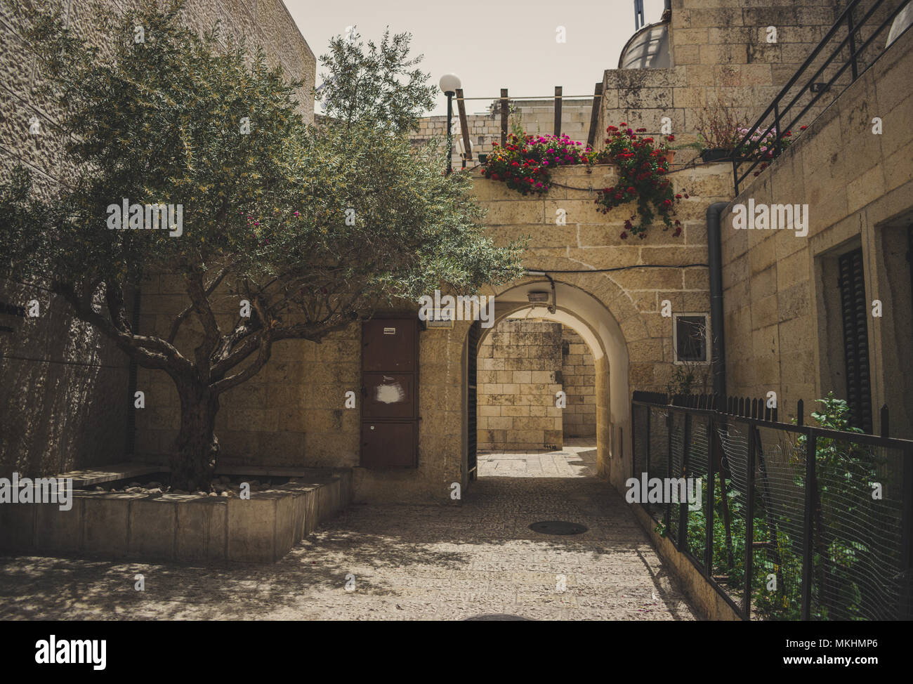 Avere un buon tempo con gli amici in viaggio Foto Stock