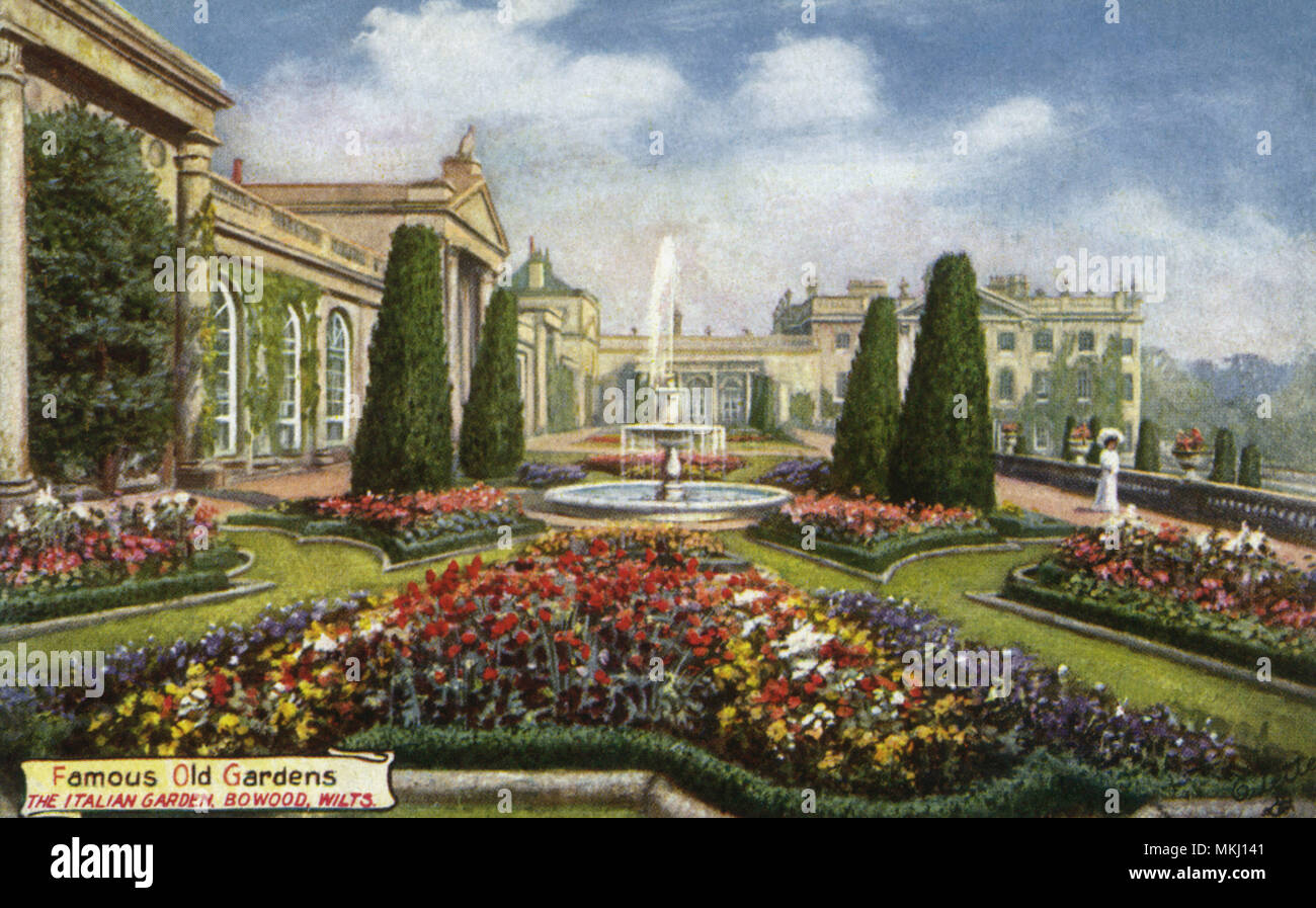 Giardino all'italiana Foto Stock