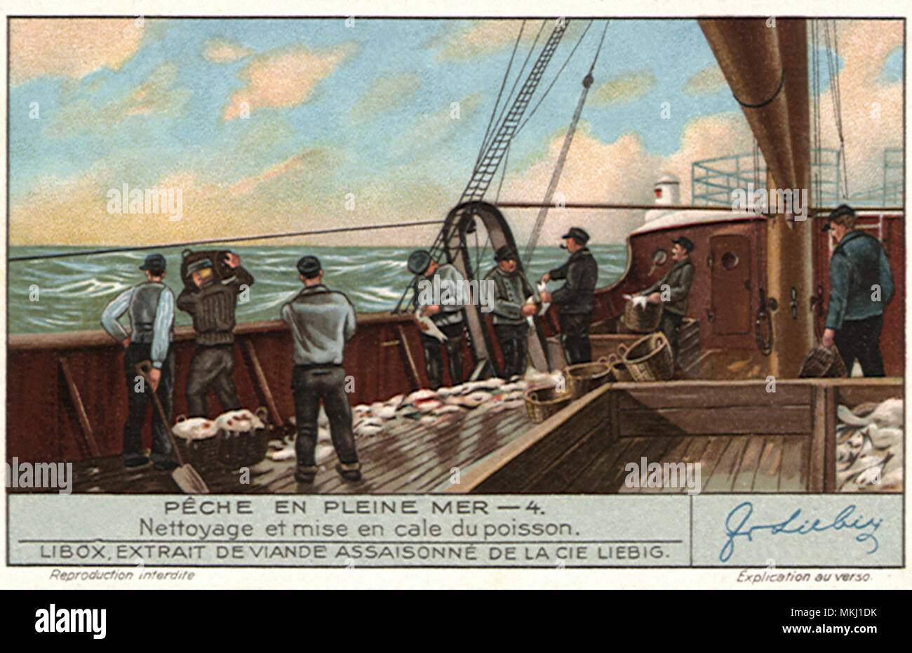 Nave da pesca Foto Stock