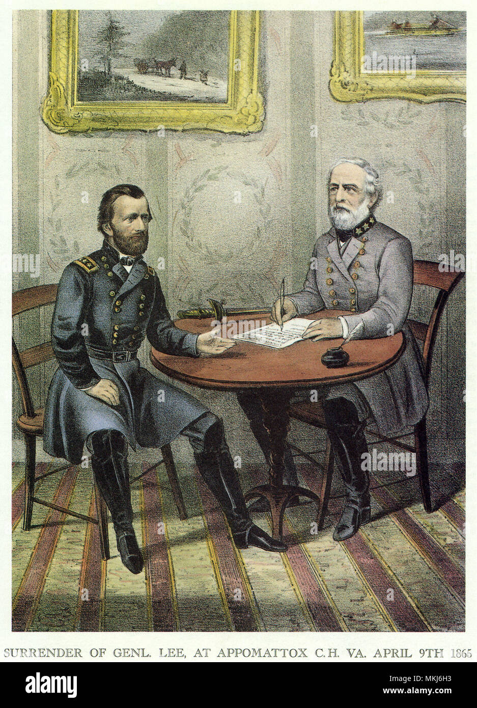 Generale Lee e Grant Foto Stock