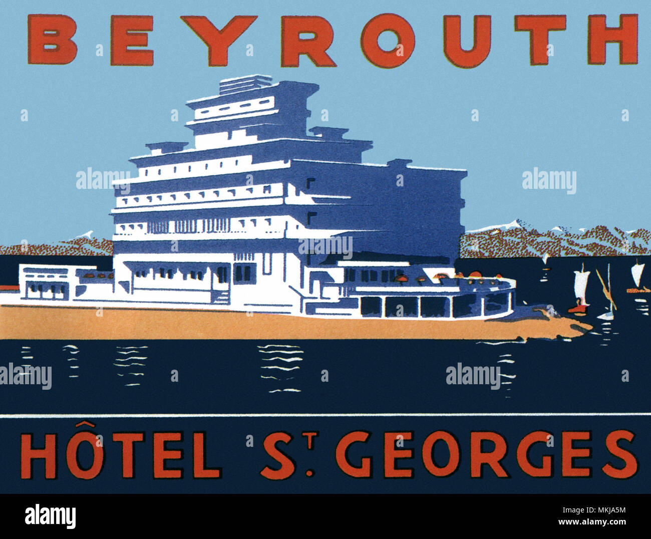 L'Hotel Saint Georges Foto Stock