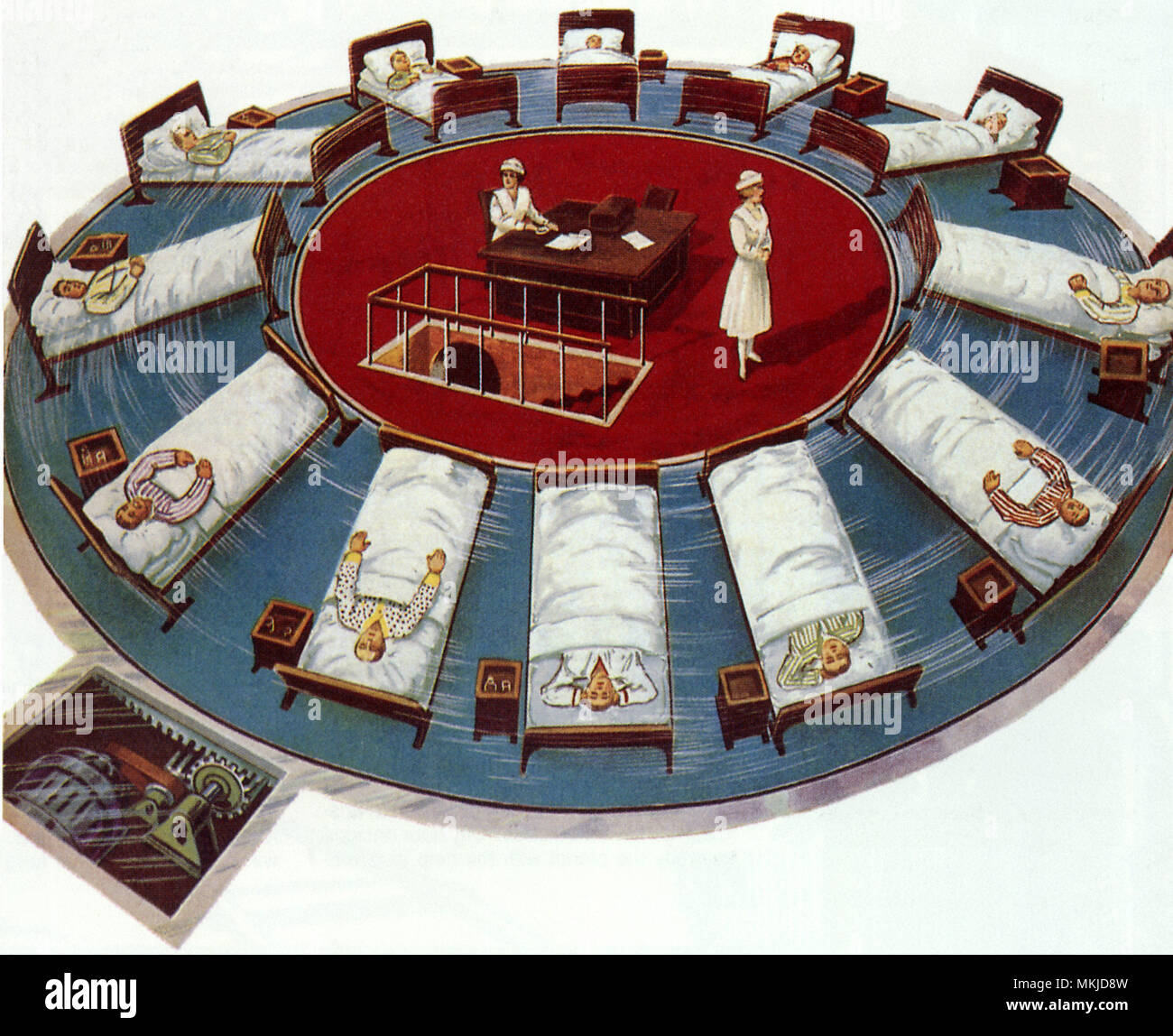 Sci Fi - Ospedale futuristico Foto Stock