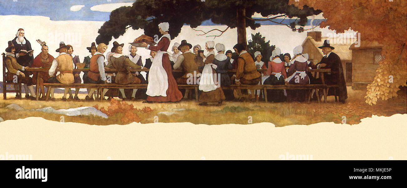 La festa di ringraziamento Foto Stock