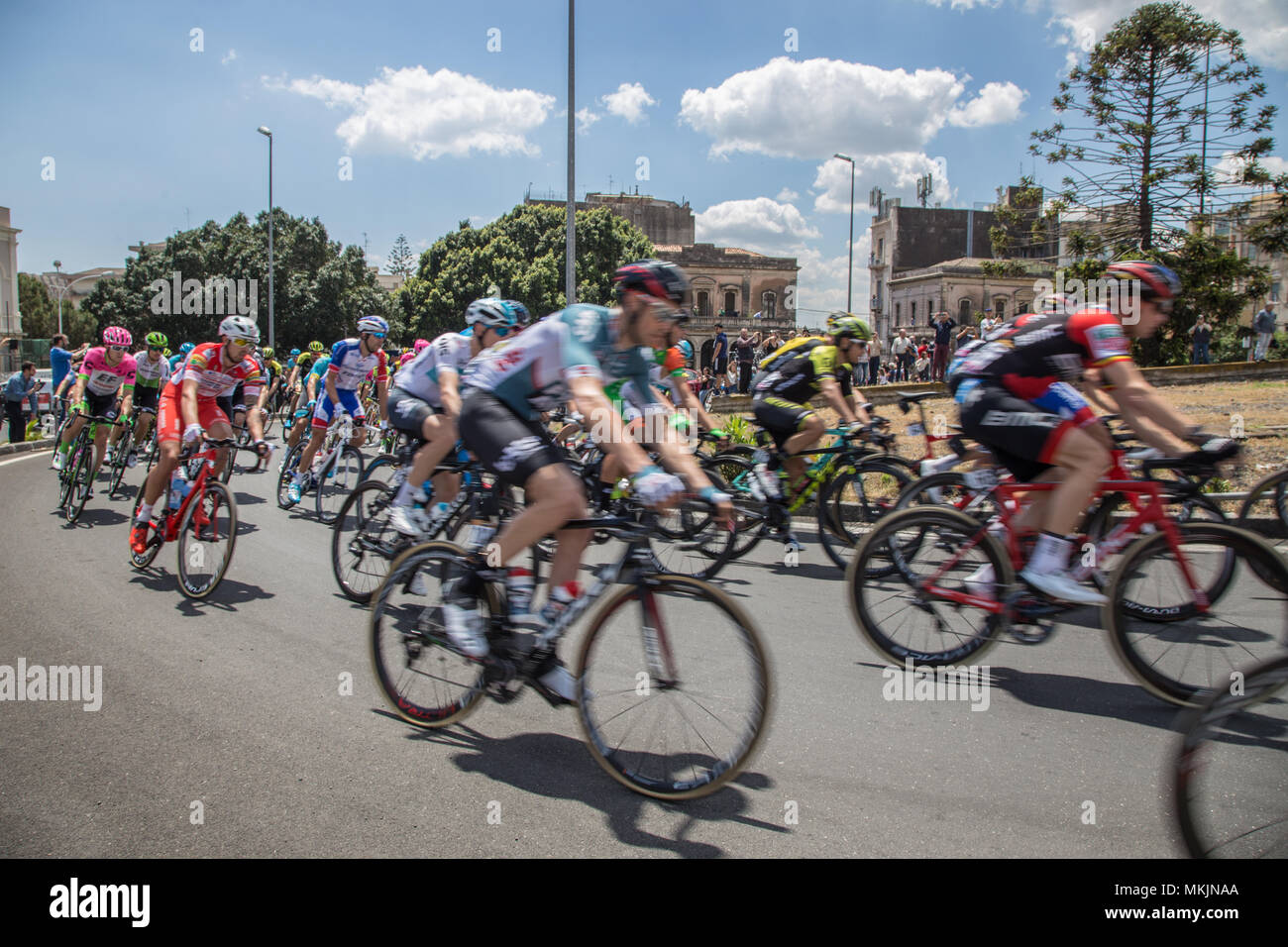 Catania, 8 maggio 2018 - Giro d'Italia 2018 Credit: Wead/Alamy Live News Foto Stock