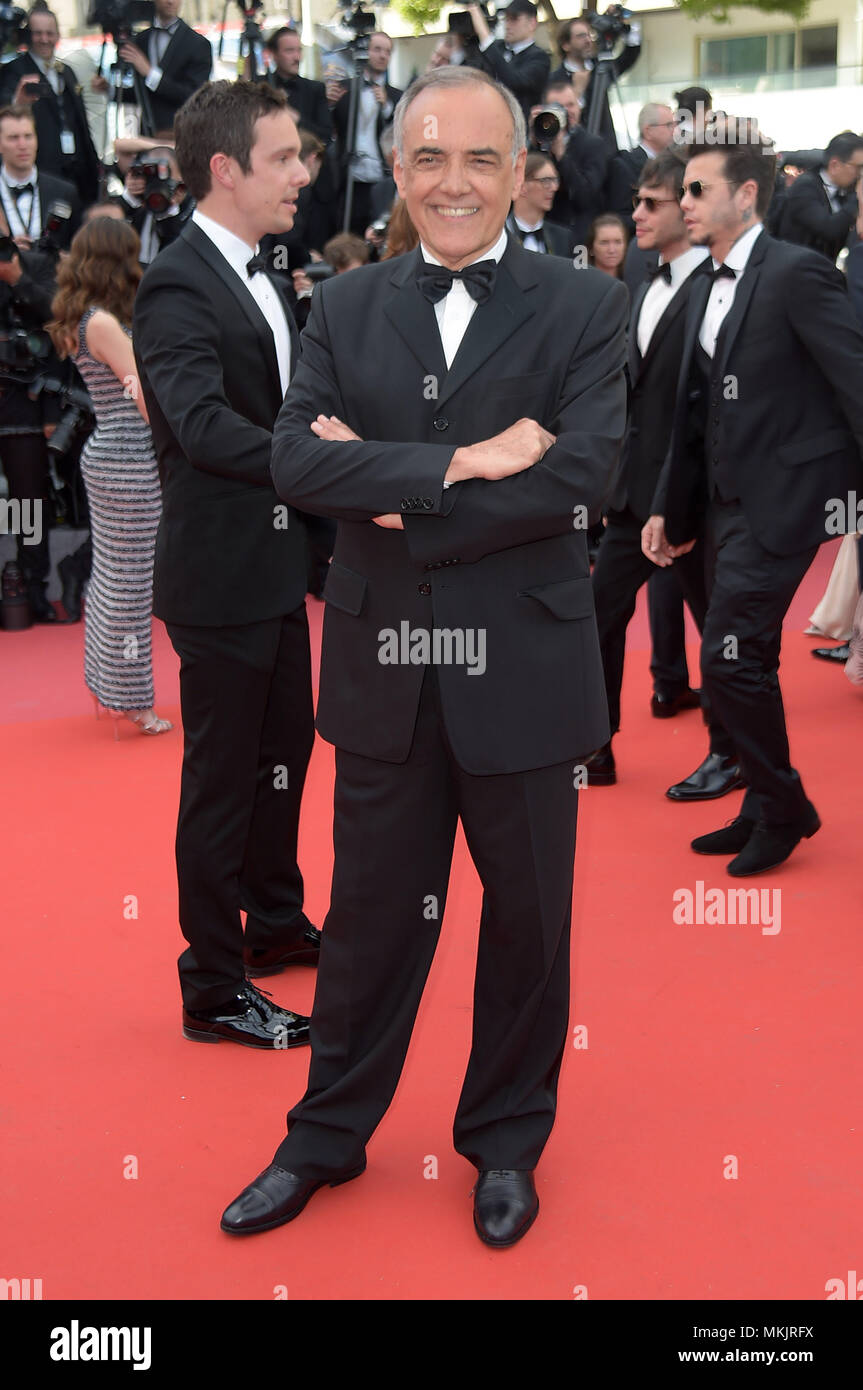 Settantunesima Cannes Film Festival 2018, tappeto rosso film "Tutti sanno' e cerimonia di apertura. Nella foto: Alberto Barbera Foto Stock
