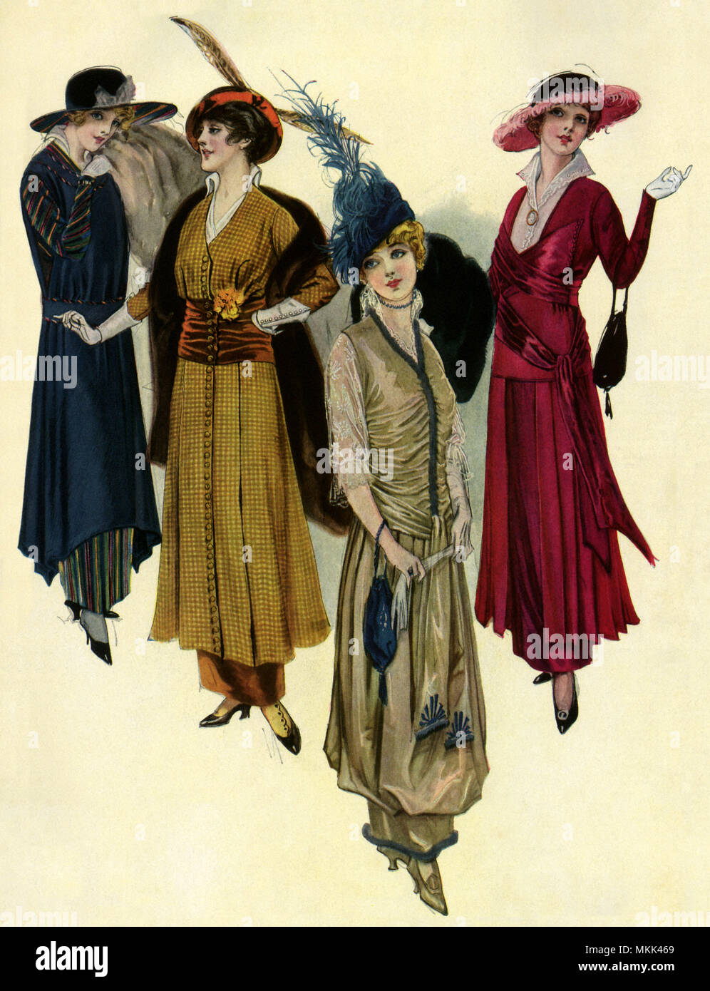 1914 Fashion Foto Stock