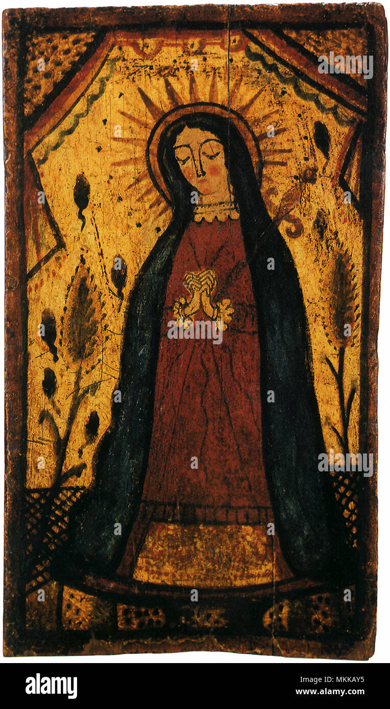 La Vergine Maria orante Foto Stock