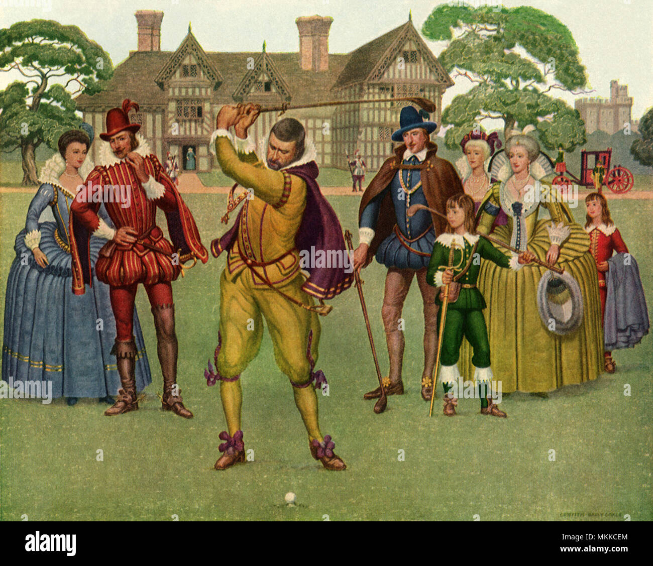 King James Golf Foto Stock