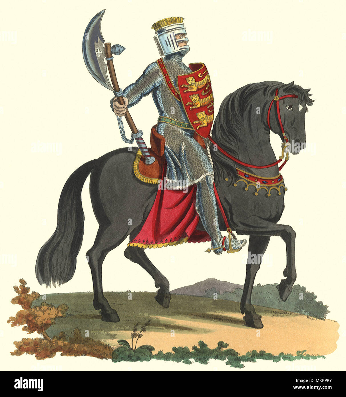 Re Riccardo I Foto Stock