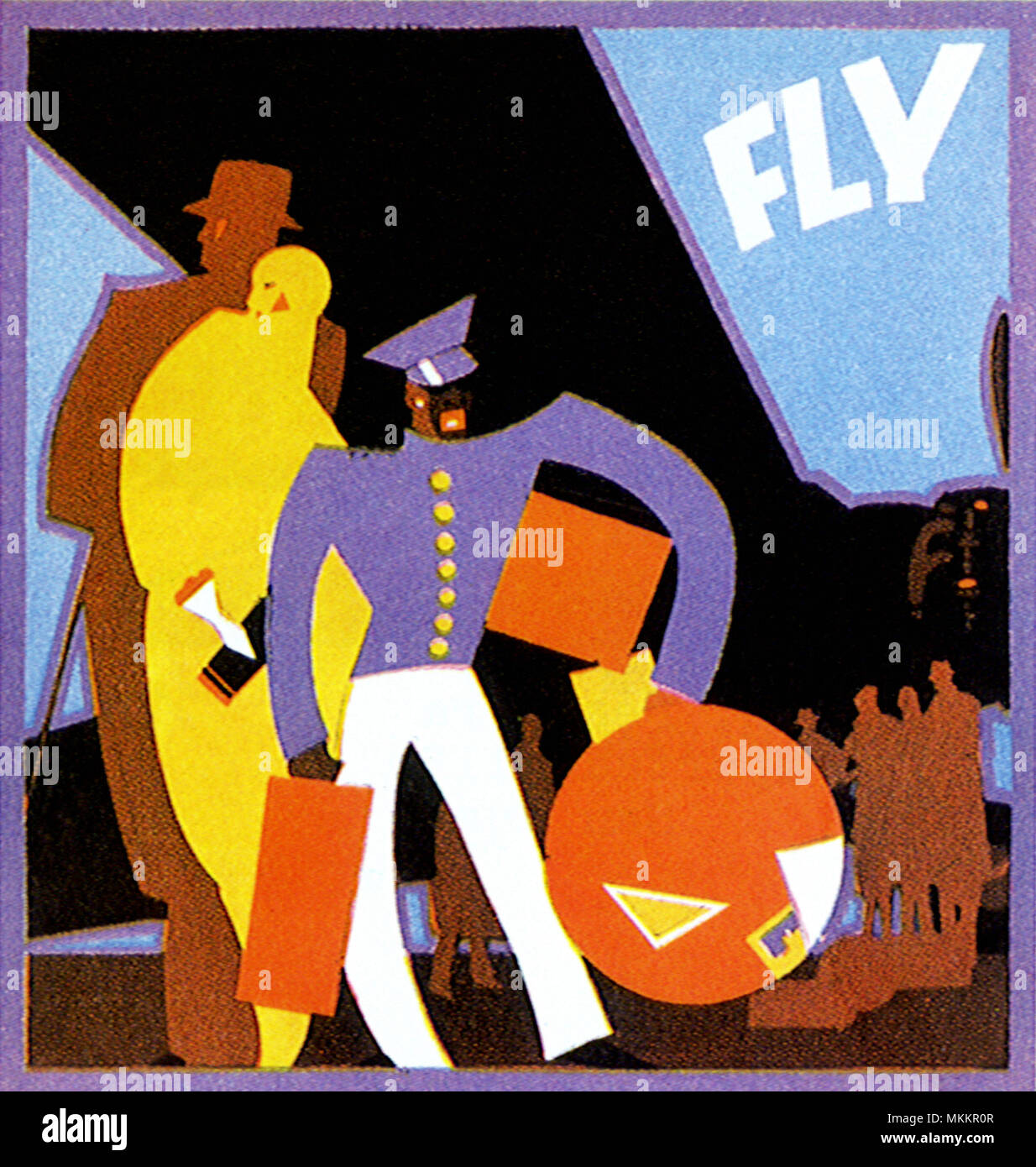 Porter e dei viaggiatori Foto Stock