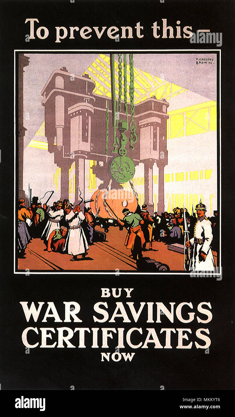 Acquista il risparmio di guerra Foto Stock