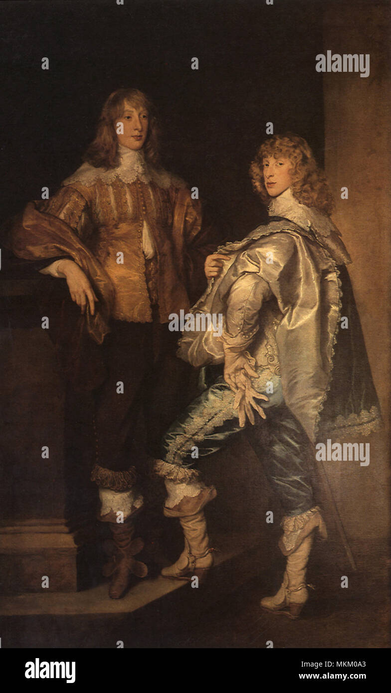 Lord John Stuart con suo fratello 1639 Foto Stock