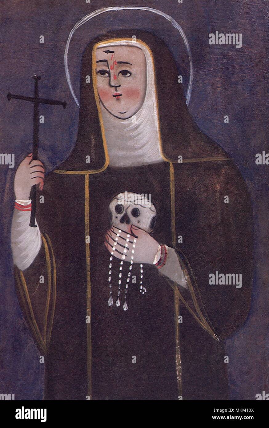 Santa Rita da Cascia Foto Stock