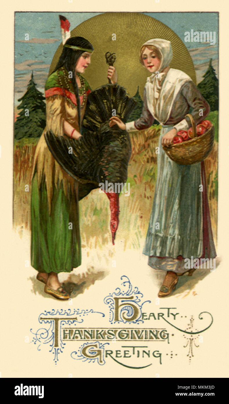 Primo Giorno del Ringraziamento Foto Stock