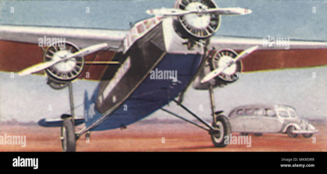 C.L.S. Fokker F.XVIII Foto Stock