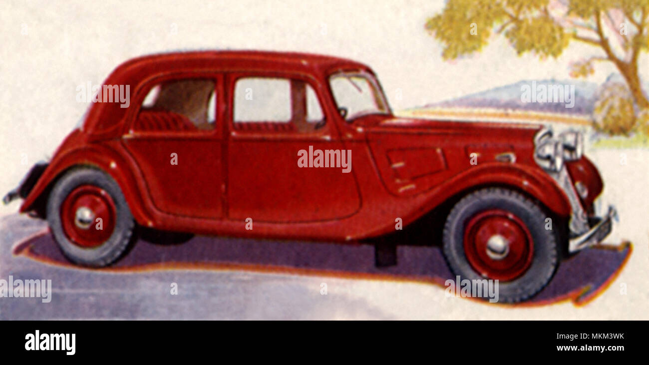 1937 Citroën automobile berlina Foto Stock