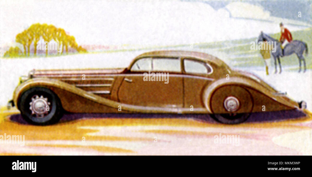 1934 Delage Mouette Saloon Foto Stock