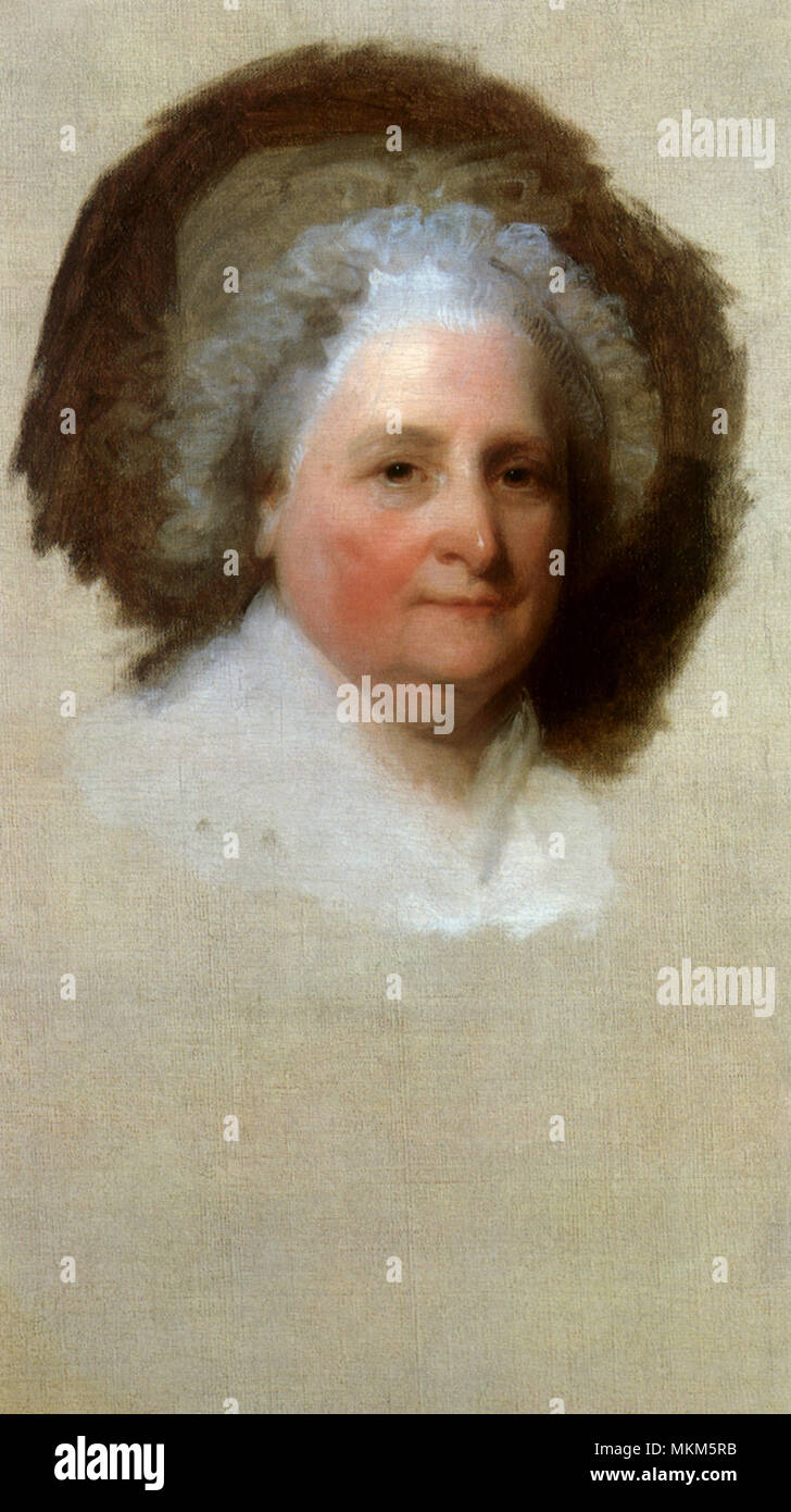 Martha Washington 1796 Foto Stock