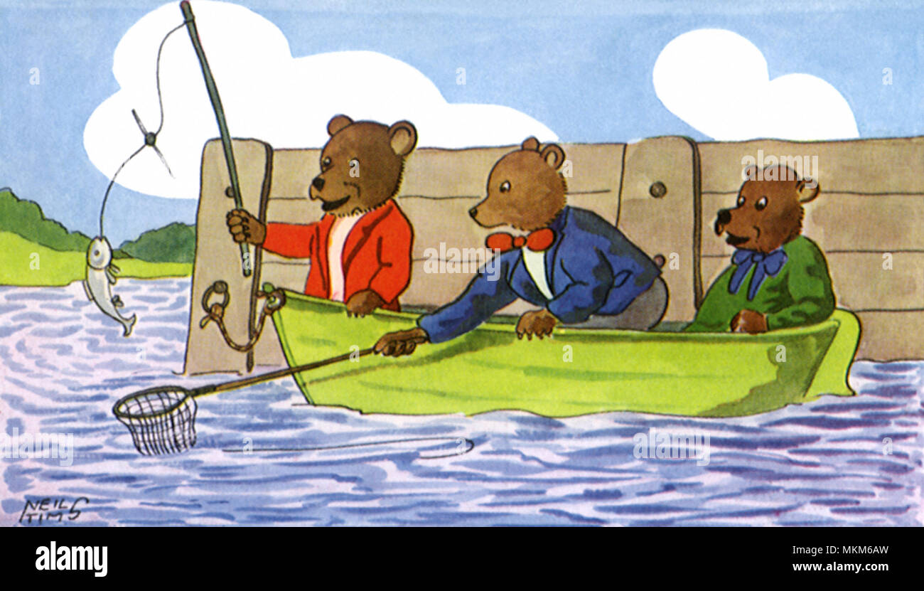 La pesca Teddys Foto Stock
